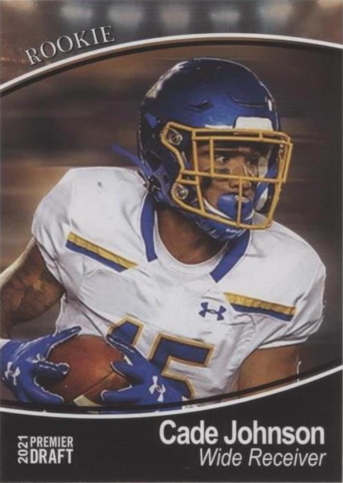 2021 Sage Premier Draft Cade Johnson #21