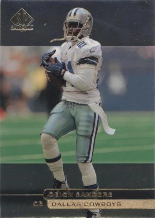 1998 SP Authentic Deion Sanders #64