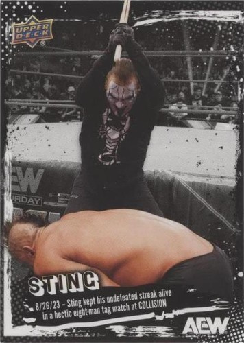 2024 Upper Deck Aew the Icon Sting Weekly - Sting #18