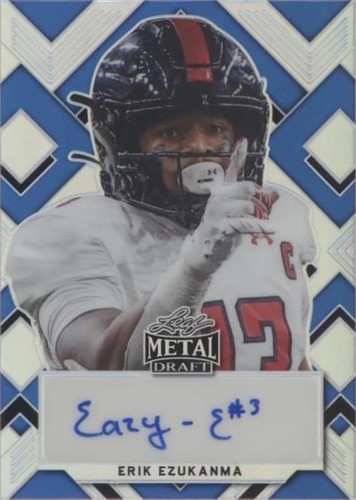 2022 Leaf Metal Draft Erik Ezukanma #PA-EE1