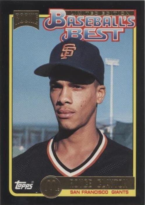 Topps McDonald's 1992 edición limitada Baseball's Best - Royce Clayton #38