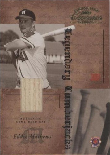 2004 Donruss Classics - Eddie Mathews #LB-31