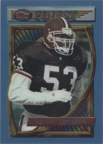 1994 Topps Finest Pepper Johnson #61