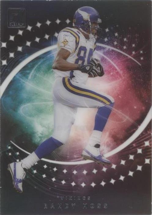 2021 Panini Clearly Donruss Night Moves Randy Moss #NM-11 Football Card