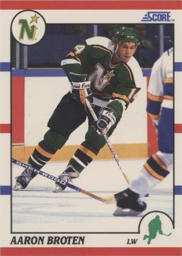 1990-91 Score 100 Hottest Players and Rising Stars - Aaron Broten #72