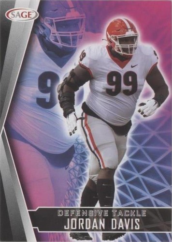 Jordan Oladokun AUTO 2025 Sage Football High Series Los