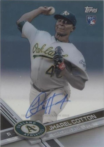 2017 Topps Clearly Authentic Autographs - Jharel Cotton #CAAU-JC