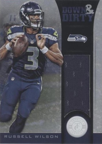 2012 Totally Certified Russell Wilson Mirror Blue Rookie