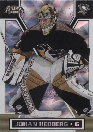 2002-03 Pacific Exclusive - Johan Hedberg #136