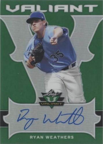 2018 Leaf Valiant - Ryan Weathers #BA-RW1