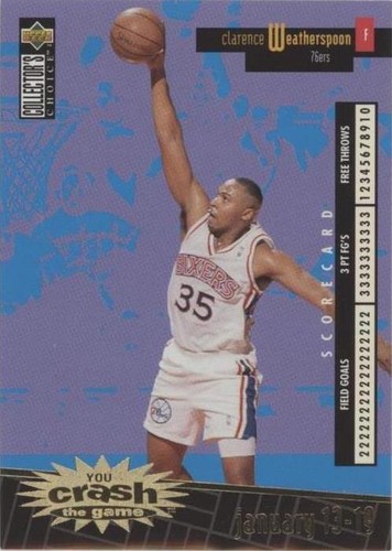 1996-97 Upper Deck Collector's Choice - Clarence Weatherspoon #C20