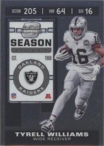 2019 Panini Contenders Optic Tyrell Williams #39