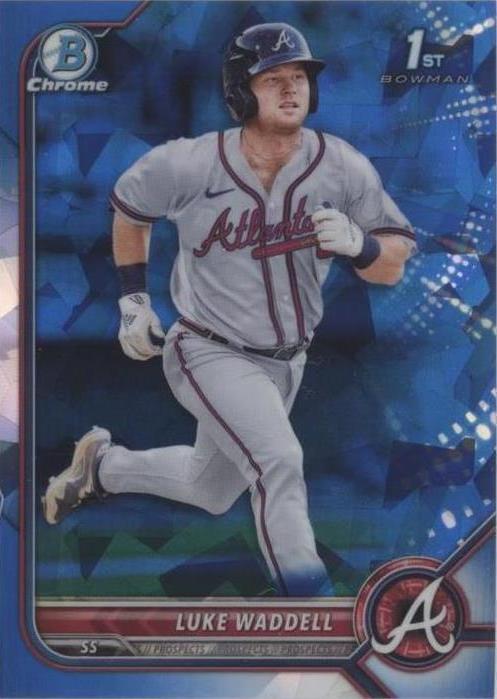 2022 Bowman Sapphire Edition - Luke Waddell #BCP-48