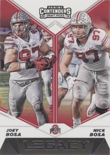 2019 Panini Contenders Draft Picks Joey Bosa Nick Bosa #2