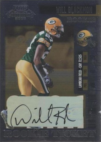 2006 Playoff Contenders Will Blackmon #129