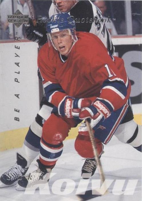 1995-96 Upper Deck Be a Player - Saku Koivu #174