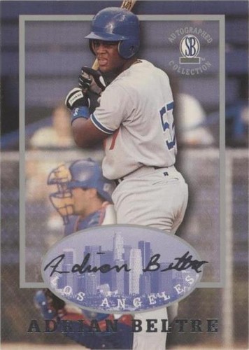 1997-98 Score Board Autographed Collection - Adrian Beltre #49