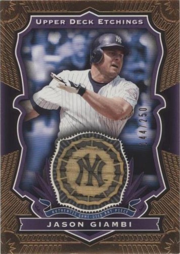 2004 Upper Deck Etchings - Jason Giambi #BE-JG