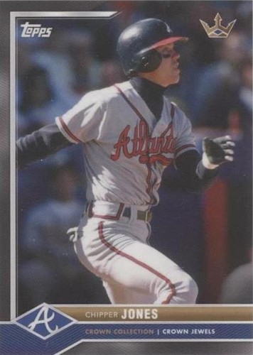 2022 Topps X Bobby Witt Jr. Crown Collection - Chipper Jones #11