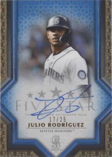 2023 TOPPS FIVE STAR JULIO RODRIGUEZ 11/15 SILVER SIGNATURES
