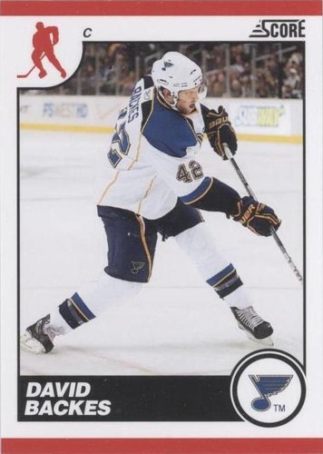 2010-11 Score - David Backes #415