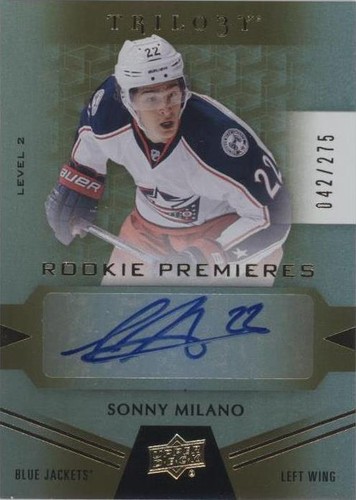 2016-17 Upper Deck Trilogy - Sonny Milano #112