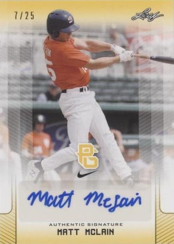 2017 Leaf Perfect Game National Showcase - Matt McLain #BA-MM1