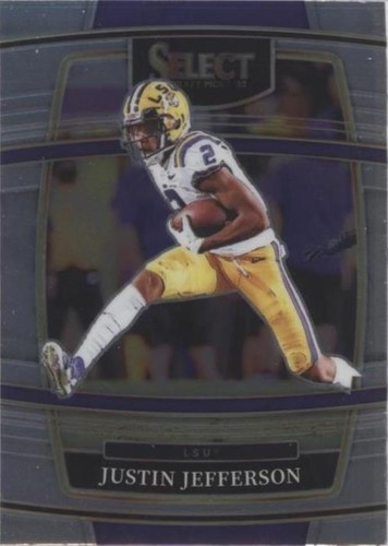 2022 Panini Select Draft Picks Justin Jefferson #49