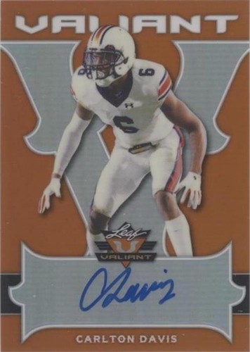 2018 Leaf Valiant Carlton Davis #BA-CD1