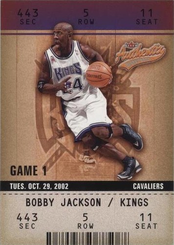 2002-03 Fleer Authentix - Bobby Jackson #2