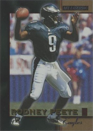 1996 Score Board NFL Lasers Rodney Peete #29