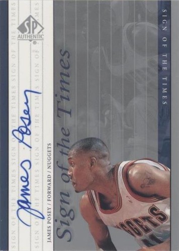 1999-00 SP Authentic - James Posey #JP