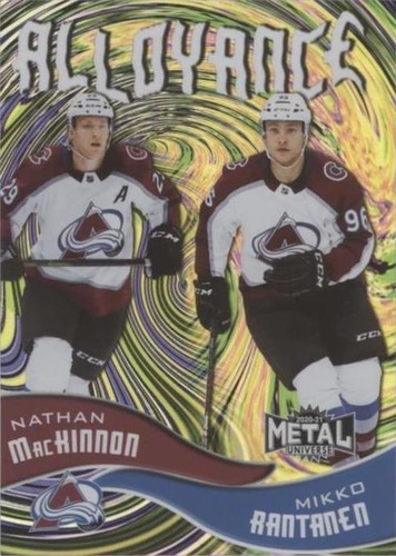 2020-21 Skybox Metal Universe - Mikko Rantanen Nathan MacKinnon #AL-13