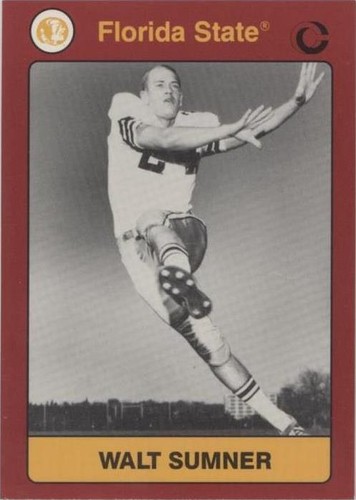 1991 Collegiate Collection Florida State Seminoles Walt Sumner #178