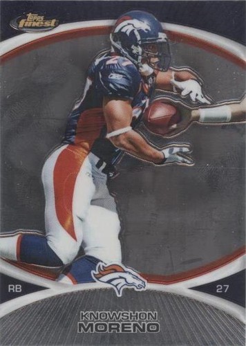 2010 Topps Finest Knowshon Moreno #51