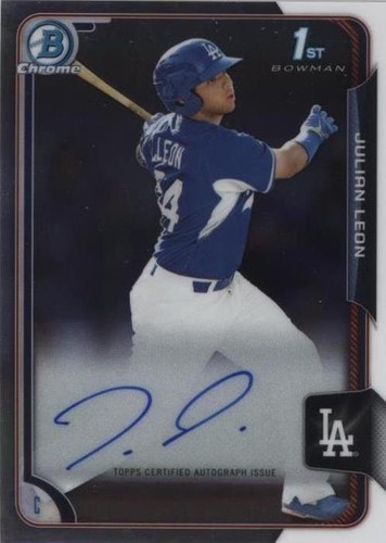 2015 Bowman Chrome - Julian Leon #BCAP-JUL