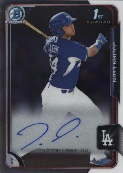2015 Bowman Chrome - Julian Leon #BCAP-JUL