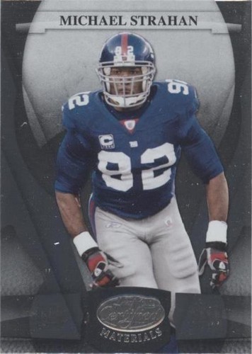 2008 Leaf Certified Materials Michael Strahan #96