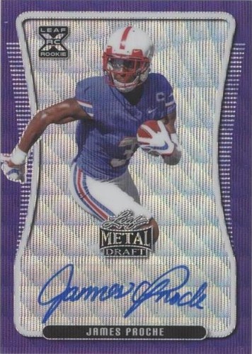 2020 Leaf Metal Draft James Proche #BA-JP1