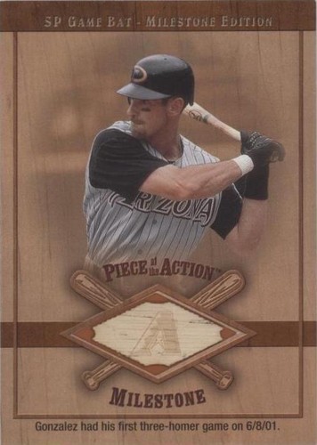 2001 SP Game Bat Edition Milestone - Luis Gonzalez #M-LG