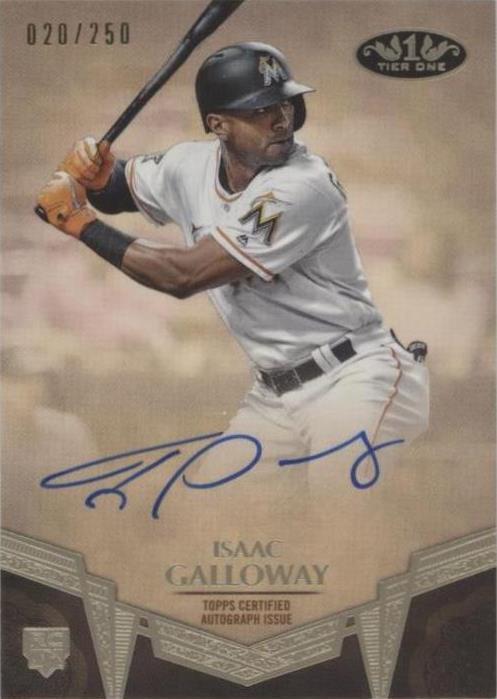 2019 Topps Tier One - Isaac Galloway #BA-IG