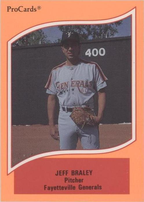 1990 ProCards A & AA Minor League Stars - Jeff Braley #85