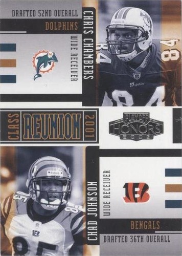 2005 Playoff Honors Chad Johnson Chris Chambers #CR-17