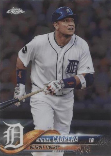 2018 Topps Chrome - Miguel Cabrera #26