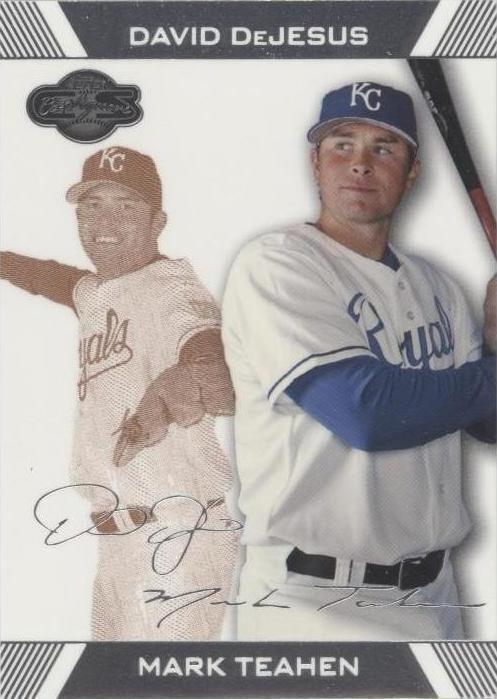 2007 Topps Co-Signers - David DeJesus Mark Teahen #23