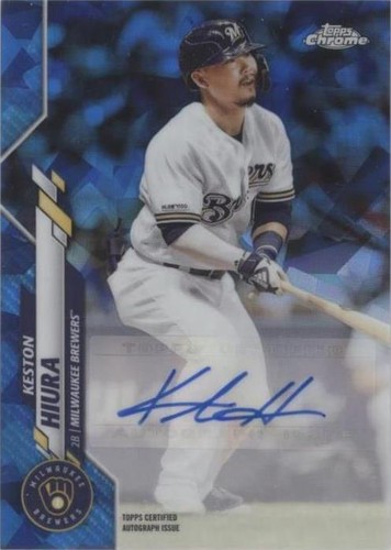 2020 Topps Chrome Update Series Sapphire Edition - Keston Hiura #RA-KHI
