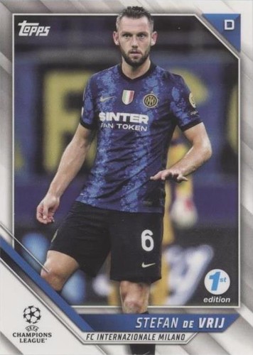 2021-22 Topps UCL Collection 1st Edition Stefan de Vrij #93