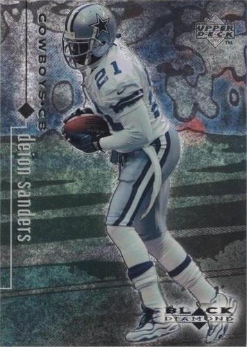 1998 Upper Deck Black Diamond Rookie Edition Deion Sanders #24