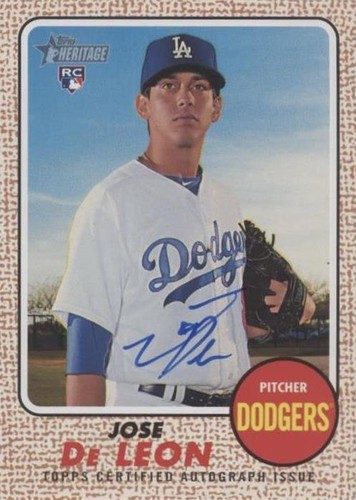 2017 Topps Heritage - Jose De Leon #ROA-JDE