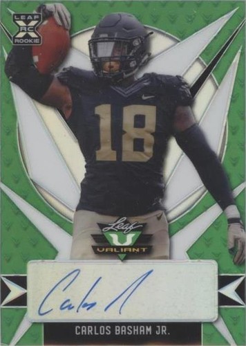 2021 Leaf Valiant Carlos Basham Jr. #BA-CBJ